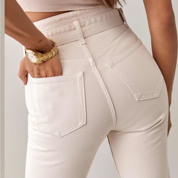 Reformation Cynthia High Rise Straight Jeans - Picture 3 of 8